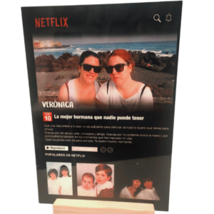Cuadro Netflix acabado en resina